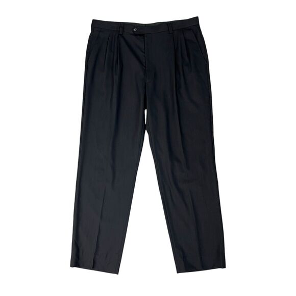 Missoni Pants Mens 38 Dark Navy Pleated Classic Fit Business Formal *READ - Picture 1 of 15
